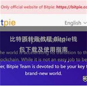 比特派转账教程 Bitpie钱包下载及使用指南