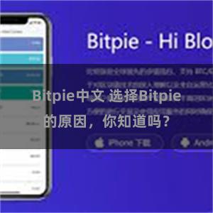 Bitpie中文 选择Bitpie的原因，你知道吗？