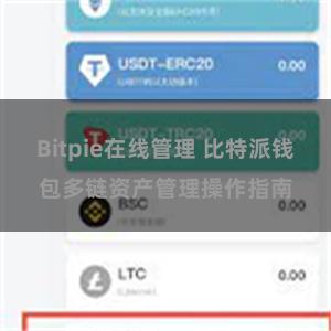 Bitpie在线管理 比特派钱包多链资产管理操作指南