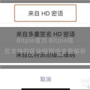 Bitpie官方 Bitpie钱包支持的区块链网络全面解析