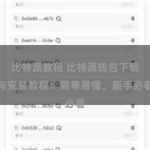 比特派教程 比特派钱包下载与安装教程：简单易懂，新手必看