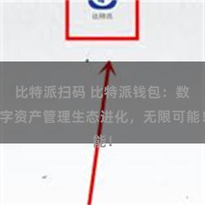 比特派扫码 比特派钱包：数字资产管理生态进化，无限可能！