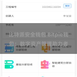 比特派安全钱包 Bitpie钱包：数字资产管理助力者