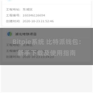 Bitpie系统 比特派钱包：新手下载及使用指南