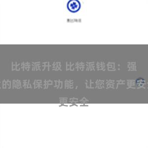 比特派升级 比特派钱包：强大的隐私保护功能，让您资产更安全