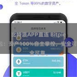 比特派APP直连 Bitpie钱包：资产100%自主掌控，安全可靠。