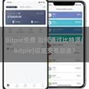 Bitpie免费 如何通过比特派(Bitpie)设置交易加速？