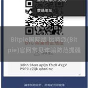 Bitpie国际版 比特派(Bitpie)官网常见诈骗防范提醒