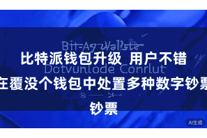 比特派钱包升级  用户不错在覆没个钱包中处置多种数字钞票
