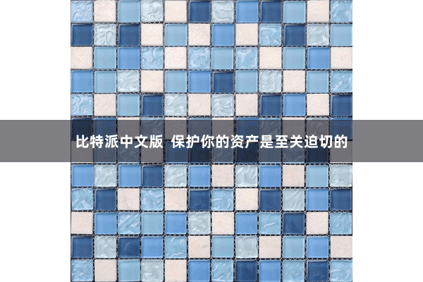 比特派中文版  保护你的资产是至关迫切的